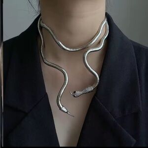 Brand new Silver Snake Necklace
